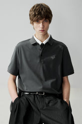 Men's Embroidered Graphic Polo Shirt